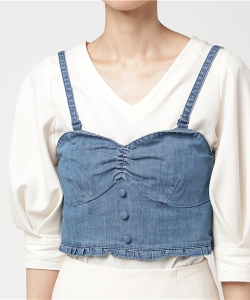 Heather(ヘザー)の「アソートビスチェ 751632(その他トップス・レディース・ブルー/イエロー系その他/アイボリー/ブラック・FREE)」の8枚目の写真