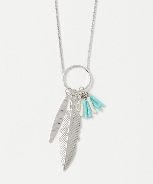 Kahiko（カヒコ）の「【Kahiko】フェザーリンバーネックレス（ネックレス・レディース・シルバー/ゴールド・FREE）」の2枚目の写真
