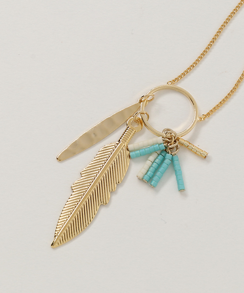 Kahiko（カヒコ）の「【Kahiko】フェザーリンバーネックレス（ネックレス・レディース・シルバー/ゴールド・FREE）」の5枚目の写真