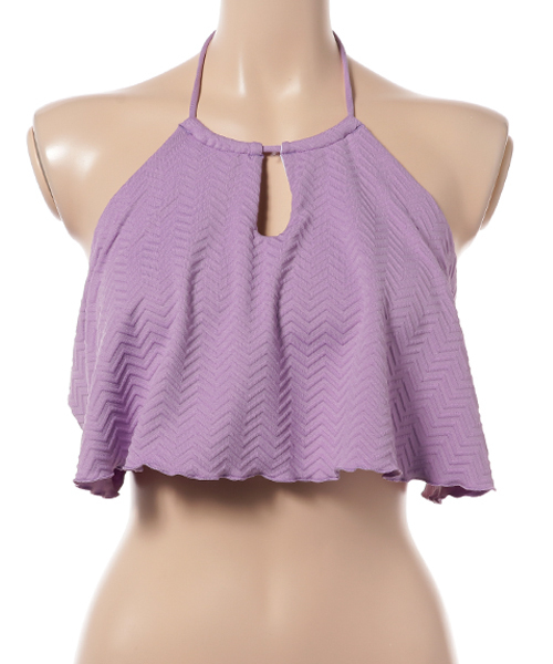 ROXY（ロキシー）の「POPCORN BRA（水着・レディース・ラベンダー/ブラック/ホワイト・SMALL/MEDIUM/LARGE/X-LARGE）」の11枚目の写真