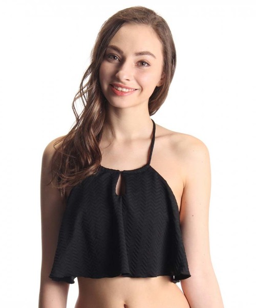ROXY（ロキシー）の「POPCORN BRA（水着・レディース・ラベンダー/ブラック/ホワイト・SMALL/MEDIUM/LARGE/X-LARGE）」の15枚目の写真