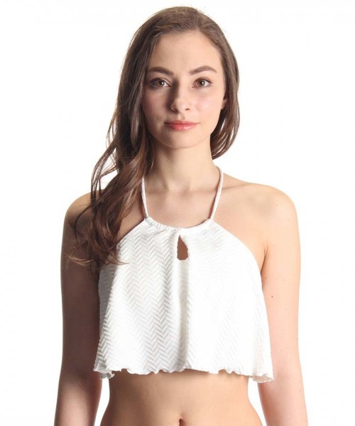 ROXY（ロキシー）の「POPCORN BRA（水着・レディース・ラベンダー/ブラック/ホワイト・SMALL/MEDIUM/LARGE/X-LARGE）」の21枚目の写真