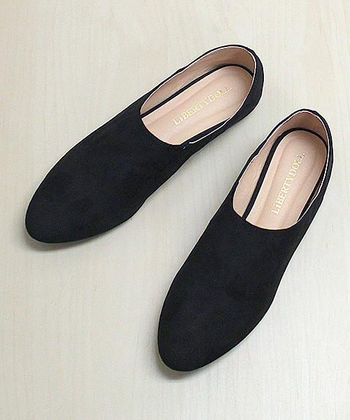 セール 簡単に気軽に履ける 踵が踏めるスリッポンバブーシュ スリッポン Libertydoll リバティードール のファッション通販 Zozotown