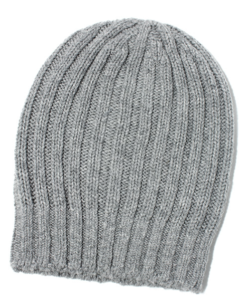UNITED ARROWS（ユナイテッドアローズ）の「UA CASH RIB KNITCAP（ニットキャップ/ビーニー・メンズ・ホワイト/ブラック/グレー/ブラウン/ワインレッド/オレンジ/オリーブ/ネイビー・フリー）」の4枚目の写真