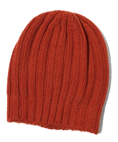 UNITED ARROWS（ユナイテッドアローズ）の「UA CASH RIB KNITCAP（ニットキャップ/ビーニー・メンズ・ホワイト/ブラック/グレー/ブラウン/ワインレッド/オレンジ/オリーブ/ネイビー・フリー）」の8枚目の写真