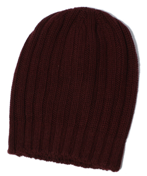 UNITED ARROWS（ユナイテッドアローズ）の「UA CASH RIB KNITCAP（ニットキャップ/ビーニー・メンズ・ホワイト/ブラック/グレー/ブラウン/ワインレッド/オレンジ/オリーブ/ネイビー・フリー）」の7枚目の写真