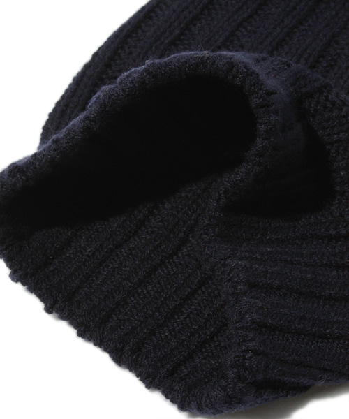 UNITED ARROWS（ユナイテッドアローズ）の「UA CASH RIB KNITCAP（ニットキャップ/ビーニー・メンズ・ホワイト/ブラック/グレー/ブラウン/ワインレッド/オレンジ/オリーブ/ネイビー・フリー）」の9枚目の写真