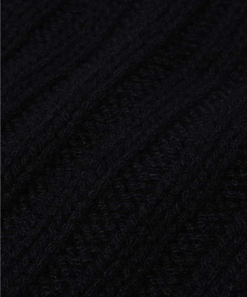 UNITED ARROWS（ユナイテッドアローズ）の「UA CASH RIB KNITCAP（ニットキャップ/ビーニー・メンズ・ホワイト/ブラック/グレー/ブラウン/ワインレッド/オレンジ/オリーブ/ネイビー・フリー）」の10枚目の写真