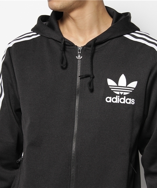 adidas Originals(アディダスオリジナルス)の「ADI HOODED FLOC(パーカー・メンズ・ブラック・SMALL/MEDIUM/LARGE/X-LARGE)」の5枚目の写真