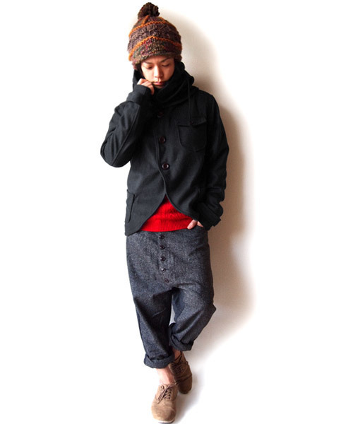 BEATJIVE(ビートジャイブ)の「マルチカラーローゲージボンボンニット帽(ニットキャップ/ビーニー・メンズ・ブラウン/ブラック/ネイビー・FREE)」の21枚目の写真