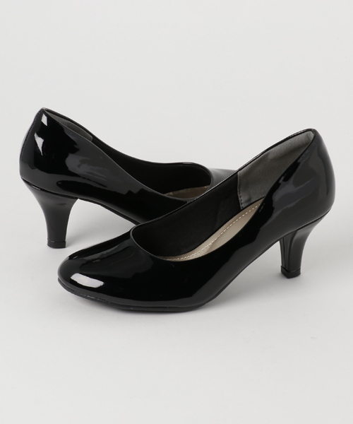 ALETTA（アレッタ）の「ALETTA-ｱﾚｯﾀ- 究極のプレーンパンプス（パンプス・レディース・ブラック/シルバーグレー/ブラック系その他/カーキ/ワイン/ベージュ/クリアブラック/サックスブルー/プラチナム/パイソン/グレイッシュベージュ/レッド/コーラルピンク/ダークブラック/マスタード/ネイビー/ライトグレー/ピンクベージュ/アッシュグレー/モカ/杢グレー/ベージュ系その他/インディゴブルー/シルバー/サーモンピンク/ライトベージュ/ブルー系その他/グレー/ローズ/ライトブラウン/バーガンディー/ブラウン/ミックスグレー/ダークネイビー/ダークグリーン/その他/シルバー系その他/エメラルド/スモークピンク/ダークブラウン/グレー系その他2/ブラウン系その他/ブラック系/ナチュラル/トップグレー・22.5cm/23.5cm/24.5cm/24.0cm/23.0cm/22.0cm/25.0cm/25.5cm/26.0cm/21.5cm）」の4枚目の写真