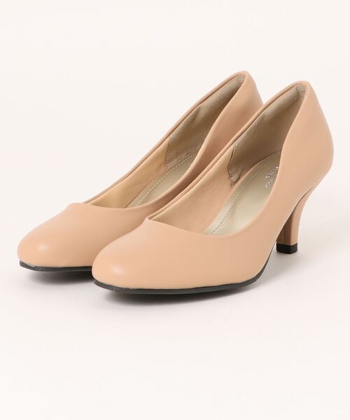 ALETTA（アレッタ）の「ALETTA-ｱﾚｯﾀ- 究極のプレーンパンプス（パンプス・レディース・ブラック/シルバーグレー/ブラック系その他/カーキ/ワイン/ベージュ/クリアブラック/サックスブルー/プラチナム/パイソン/グレイッシュベージュ/レッド/コーラルピンク/ダークブラック/マスタード/ネイビー/ライトグレー/ピンクベージュ/アッシュグレー/モカ/杢グレー/ベージュ系その他/インディゴブルー/シルバー/サーモンピンク/ライトベージュ/ブルー系その他/グレー/ローズ/ライトブラウン/バーガンディー/ブラウン/ミックスグレー/ダークネイビー/ダークグリーン/その他/シルバー系その他/エメラルド/スモークピンク/ダークブラウン/グレー系その他2/ブラウン系その他/ブラック系/ナチュラル/トップグレー・22.5cm/23.5cm/24.5cm/24.0cm/23.0cm/22.0cm/25.0cm/25.5cm/26.0cm/21.5cm）」の20枚目の写真