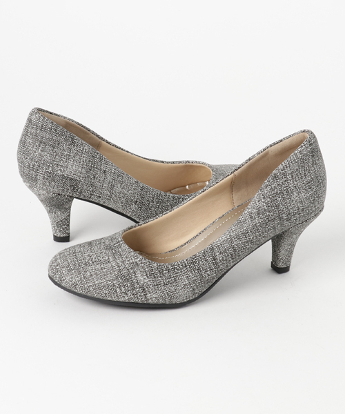 ALETTA（アレッタ）の「ALETTA-ｱﾚｯﾀ- 究極のプレーンパンプス（パンプス・レディース・ブラック/シルバーグレー/ブラック系その他/カーキ/ワイン/ベージュ/クリアブラック/サックスブルー/プラチナム/パイソン/グレイッシュベージュ/レッド/コーラルピンク/ダークブラック/マスタード/ネイビー/ライトグレー/ピンクベージュ/アッシュグレー/モカ/杢グレー/ベージュ系その他/インディゴブルー/シルバー/サーモンピンク/ライトベージュ/ブルー系その他/グレー/ローズ/ライトブラウン/バーガンディー/ブラウン/ミックスグレー/ダークネイビー/ダークグリーン/その他/シルバー系その他/エメラルド/スモークピンク/ダークブラウン/グレー系その他2/ブラウン系その他/ブラック系/ナチュラル/トップグレー・22.5cm/23.5cm/24.5cm/24.0cm/23.0cm/22.0cm/25.0cm/25.5cm/26.0cm/21.5cm）」の10枚目の写真