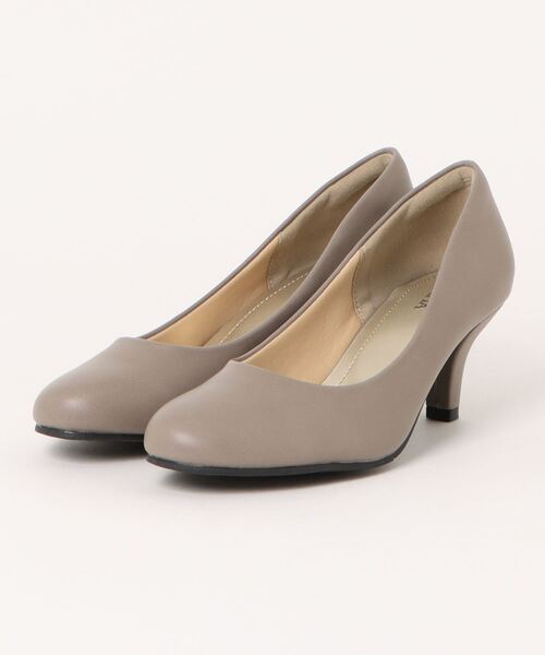 ALETTA（アレッタ）の「ALETTA-ｱﾚｯﾀ- 究極のプレーンパンプス（パンプス・レディース・ブラック/シルバーグレー/ブラック系その他/カーキ/ワイン/ベージュ/クリアブラック/サックスブルー/プラチナム/パイソン/グレイッシュベージュ/レッド/コーラルピンク/ダークブラック/マスタード/ネイビー/ライトグレー/ピンクベージュ/アッシュグレー/モカ/杢グレー/ベージュ系その他/インディゴブルー/シルバー/サーモンピンク/ライトベージュ/ブルー系その他/グレー/ローズ/ライトブラウン/バーガンディー/ブラウン/ミックスグレー/ダークネイビー/ダークグリーン/その他/シルバー系その他/エメラルド/スモークピンク/ダークブラウン/グレー系その他2/ブラウン系その他/ブラック系/ナチュラル/トップグレー・22.5cm/23.5cm/24.5cm/24.0cm/23.0cm/22.0cm/25.0cm/25.5cm/26.0cm/21.5cm）」の11枚目の写真