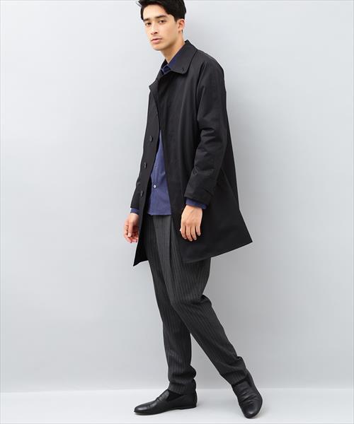 ADAM ET ROPE'(アダムエロペ)の「ラグランステンカラーコート(ステンカラーコート・メンズ・ブラック/カーキ・M/L)」の17枚目の写真