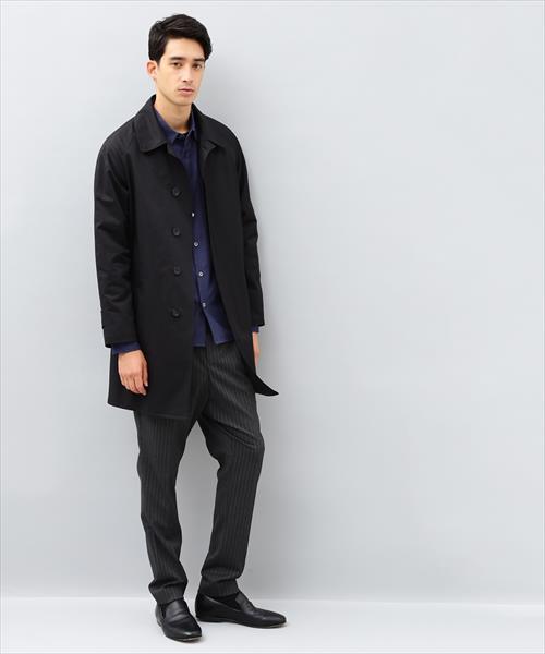 ADAM ET ROPE'(アダムエロペ)の「ラグランステンカラーコート(ステンカラーコート・メンズ・ブラック/カーキ・M/L)」の18枚目の写真