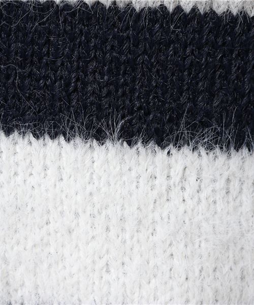 archives(アルシーヴ)の「テンタッチマルチボーダープルオーバー(ニット/セーター・レディース・ネイビー/オフホワイト/ピンク・MEDIUM)」の9枚目の写真