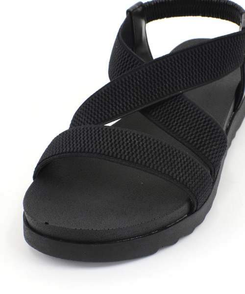 RiiiKa（リーカ）の「ゴムベルトサンダル【RiiiKa/リーカ】（サンダル・レディース・ホワイト/ブラック/シルバー・M/LL/L/S）」の13枚目の写真