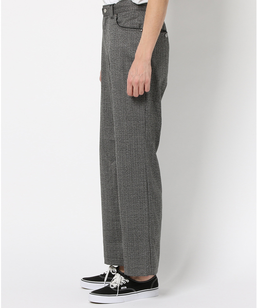 STUDIOUS HIGH（ストゥディオスハイ）の「【STUDIOUS HIGH】ハウンドトゥースフレアパンツ（その他パンツ・メンズ・ブラック/パープル・1/2/3）」の14枚目の写真