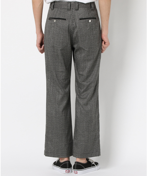 STUDIOUS HIGH（ストゥディオスハイ）の「【STUDIOUS HIGH】ハウンドトゥースフレアパンツ（その他パンツ・メンズ・ブラック/パープル・1/2/3）」の13枚目の写真