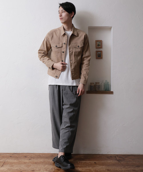 TopIsm(トップイズム)の「ビッグシルエット TRストレッチワイドパンツ(スラックス・メンズ・グレー/ブラック/チャコール/ネイビー・L/M)」の10枚目の写真