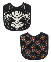 HYSTERIC MINI | BABY PEACE OF PEACE DEVILKIN リバーシブルスタイ(スタイ/よだれかけ)