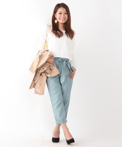 mystic（ミスティック）の「【mystic】 フラップタックPT（その他パンツ・レディース・ブラック/ベージュ系その他/グリーン/ベージュ・1/2）」の11枚目の写真