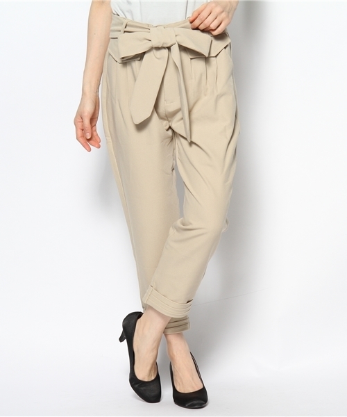 mystic（ミスティック）の「【mystic】 フラップタックPT（その他パンツ・レディース・ブラック/ベージュ系その他/グリーン/ベージュ・1/2）」の3枚目の写真