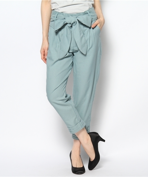 mystic（ミスティック）の「【mystic】 フラップタックPT（その他パンツ・レディース・ブラック/ベージュ系その他/グリーン/ベージュ・1/2）」の4枚目の写真