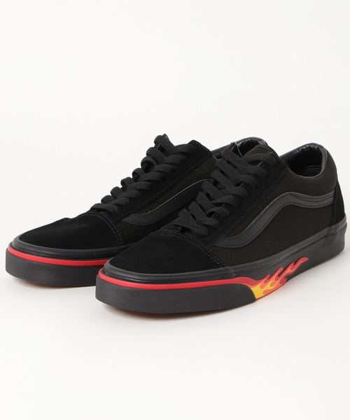 vans old skool flame wall