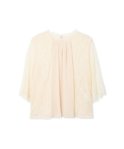 JILL STUART（ジルスチュアート）の「◆ジーンレースブラウス（シャツ/ブラウス・レディース・ホワイト/ピンク/ブラック・SMALL/MEDIUM）」の8枚目の写真