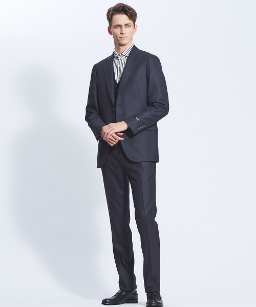 ABAHOUSE（アバハウス）の「【Recency of Mine】36Gコンパクトモックロディストライプシャツ（シャツ/ブラウス・メンズ・ネイビー/ブルー・44/46/48/50）」の18枚目の写真