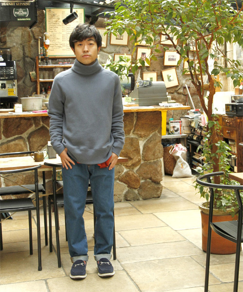 PHINGERIN（フィンガリン）の「【WEB先行予約】PHINGERIN / TTL SWEAT（スウェット・メンズ・ダークグリーン/ブルー・SMALL/MEDIUM）」の6枚目の写真