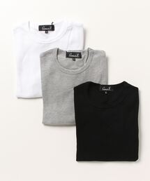 CavariA | 『CavariA/キャバリア』サーマルクルーネック長袖Tシャツ【お得な無地3枚セット】(Tシャツ/カットソー)