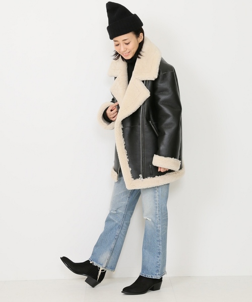 Deuxieme Classe(ドゥーズィエムクラス)の「ニットキャップ(ニットキャップ/ビーニー・レディース・ブラック/グレー/ベージュ/ブラウン・FREE)」の7枚目の写真