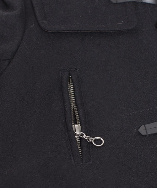 NANO universe(ナノユニバース)の「BARK TANNAGE/ラビットファーダッフルコート(ダッフルコート・レディース・ブラック/ベージュ/ネイビー・36/38)」の10枚目の写真
