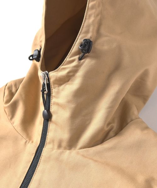 KELTY(ケルティ)の「KELTY: 別注 フード ジップブルゾン TC 19SS ■(ブルゾン・メンズ・チャコールグレー/ベージュ・SMALL/MEDIUM/LARGE/X-LARGE)」の8枚目の写真