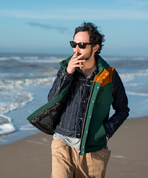 glamb（グラム）の「Franco denim JKT（デニムジャケット・メンズ・インディゴブルー・1/2/3/4）」の3枚目の写真