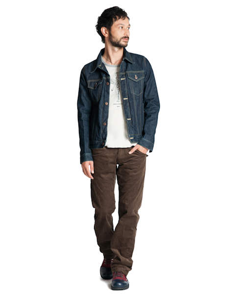 glamb（グラム）の「Franco denim JKT（デニムジャケット・メンズ・インディゴブルー・1/2/3/4）」の12枚目の写真