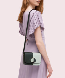 kate spade ショルダーバック コンビカラー ピンク×ブラック ニコラ
