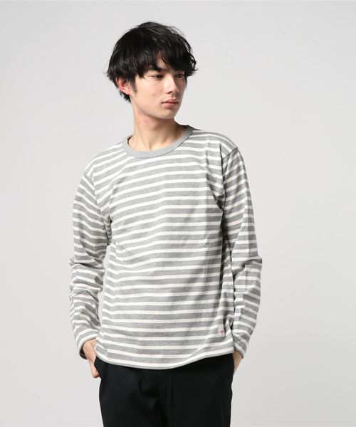Burner(バーナー)の「【Drole&FUN】ナローボーダー Tシャツ(Tシャツ/カットソー・メンズ・ホワイト系その他/ブラック系その他/グレー系その他/ブルー系その他/レッド系その他/ホワイト系その他2・L/M)」の11枚目の写真