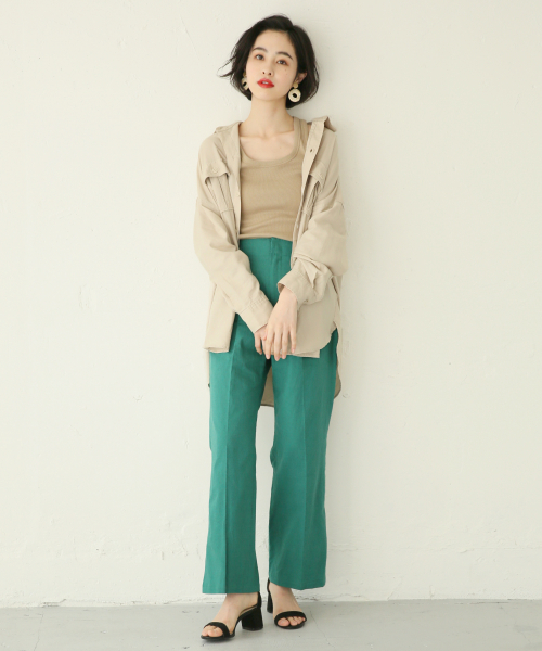 LOWRYS FARM(ローリーズファーム)の「CPOシャツ 827715(シャツ/ブラウス・レディース・ブラック/ブラウン/カーキ/アイボリー・FREE)」の19枚目の写真