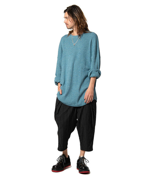 glamb(グラム)の「【glamb】Steve knit(ニット/セーター・メンズ・オレンジ/ブラック/ネイビー/グレー・0/1/2/3/4)」の8枚目の写真