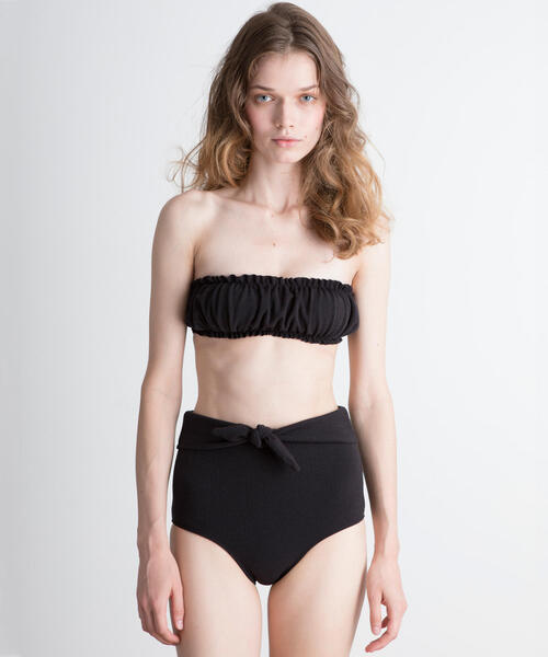 Lepidos レピドス ソリッドタイバックバンドトップ 水着 バンドゥ ビキニ BEAUTY&YOUTH UNITED ARROWS - Lepidos レピドス ソリッドタイバック