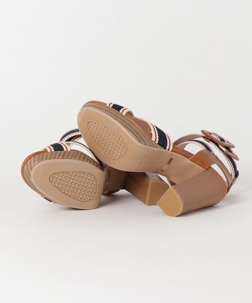 byあしながおじさん（バイアシナガオジサン）の「〈ｂｙあしながおじさん〉プラットフォームサンダル（サンダル・レディース・ブラック/ベージュ/ネイビー・LL/S/M/L）」の12枚目の写真