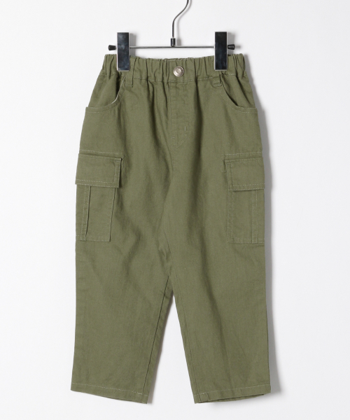 GLOBAL WORK（グローバルワーク）の「【キッズ】メンアサワーククロプトパンツ/820986（カーゴパンツ・キッズ・ベージュ/カーキ・LARGE/MEDIUM/SMALL/X-LARGE/XX-LARGE）」の2枚目の写真