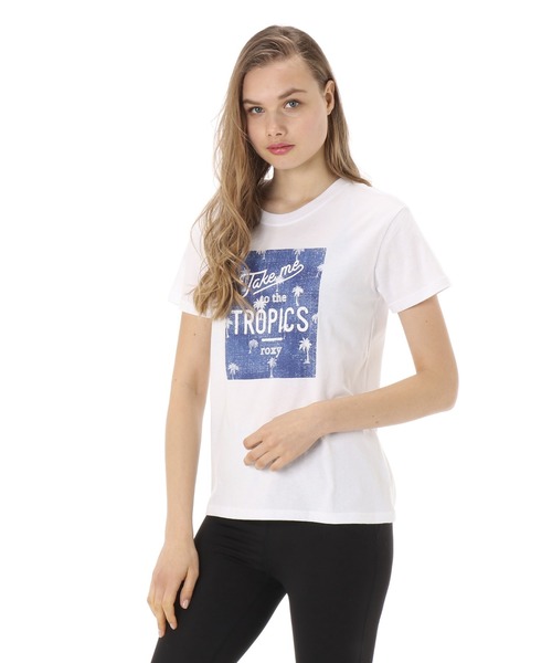 セール Take Me To The Tropi ロキシー レディース 半袖 Tシャツ Tシャツ カットソー Roxy ロキシー のファッション通販 Zozotown
