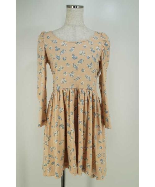 ブランド古着 レーヨン混花柄ワンピース ワンピース Dip Drops Dip Drops のファッション通販 Zozoused