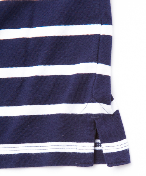 BEAUTY&YOUTH UNITED ARROWS(ビューティーアンドユースユナイテッドアローズ)の「BY ∴ ボーダー ワイド クルーネック ビック カットソー◆(Tシャツ/カットソー・メンズ・ホワイト/ネイビー/コバルトブルー・MEDIUM/SMALL/LARGE)」の11枚目の写真