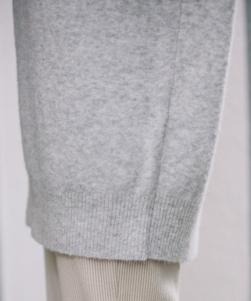 Munich(ミューニック)の「フォックスミックスヤーンニットタートルネックプルオーバー(ニット/セーター・レディース・ライトグレー/ブラック/パープル/サーモンピンク・FREE)」の22枚目の写真